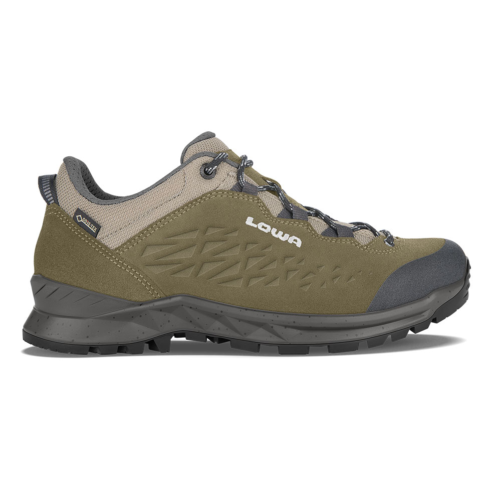 Scarpe Trekking Uomo Lowa Explorer GTX Lo Verde Oliva/Grigie KSMPYU-046